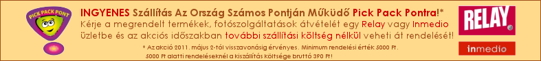 Ingyenes sz�ll�t�s az orsz�g sz�mos pontj�n m�k�d� Pick Pack Pont �zletbe!