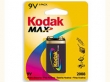 Kodak Max Super Alkaline 9V elem