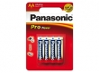 Panasonic Pro Power LR06 ceruza BL4 elem
