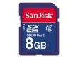 Sandisk SDHC 8GB mem�riak�rtya