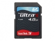 Sandisk SDHC Ultra II 4GB mem�riak�rtya