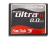 Sandisk Compact Flash Ultra II 8GB mem�riak�rtya