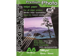Pixeljet Premium A6/80 180 g fényes inkjet fotópapír