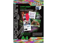 Pixeljet  Premium Laser kétoldalas A4/20 170 g fényes lézer fotópapír