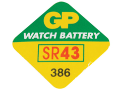 GP 386/SR43/A1 gomb elem