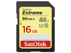 Sandisk Extreme SDHC 16GB 90MB/s memóriakártya