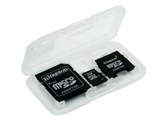 Kingston Micro SDHC Class4 8GB + 2db mem&oacute;riak&aacute;rtya adapter
