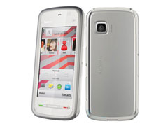 Nokia 5230 feh�r-ez�st mobiltelefon