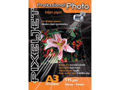 Pixeljet Professional A3/25 195g fényes inkjet fotópapír