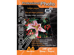 Pixeljet Professional A6/50 260g fényes inkjet fotópapír