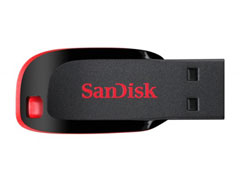 Sandisk Cruzer Blade 128GB fekete pen drive