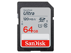 Sandisk SDHC Ultra UHS-1 64GB 120MB/s  memóriakártya