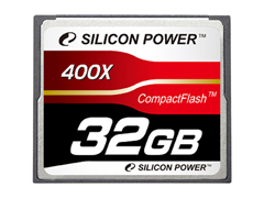 Silicon Power Compact Flash 32GB 400x mem&oacute;riak&aacute;rtya