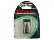 Ansmann 200 mAh 9V akkumulátor Ansmann 200 mAh 9V akkumulátor