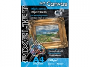 Pixeljet Art canvas A4/5 350 g vászon inkjet fotópapír