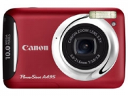 Canon  Powershot A495 piros digit�lis f�nyk�pez�g�p