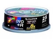 Fuji DVD+R * 25 CakeBox írható DVD