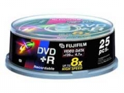 Fuji DVD+R * 25 CakeBox &iacute;rhat&oacute; DVD