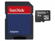 Sandisk Micro SDHC 4GB + adapter memóriakártya Sandisk Micro SDHC 4GB + adapter memóriakártya
