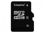 Kingston Micro SDHC Class4 4GB memóriakártya Kingston Micro SDHC Class4 4GB memóriakártya