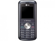 LG KP100 fekete mobiltelefon