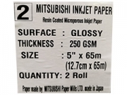 Mitsubishi Inkjet 12.7 x 65 glossy fotópapír