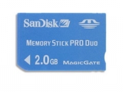 Sandisk Memory Stick Pro Duo 2GB memóriakártya Sandisk Memory Stick Pro Duo 2GB memóriakártya