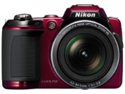 Nikon Coolpix L120 vörös digitális fényképezõgép Nikon Coolpix L120 vörös digitális fényképezõgép