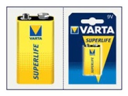 Varta 9 V 6F22  superlife elem