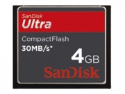 Sandisk Compact Flash Ultra 4GB mem&oacute;riak&aacute;rtya
