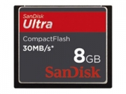 Sandisk Compact Flash Ultra 8GB mem&oacute;riak&aacute;rtya