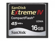 Sandisk Compact Flash Extreme IV 16GB mem�riak�rtya adapter