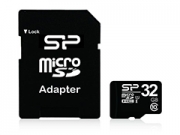 Silicon Power MicroSDHC 32GB CL10 + adapter memóriakártya
