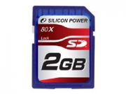 Silicon Power Secure Digital 2GB 80x mem�riak�rtya